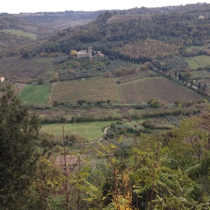 Orvieto - landscape and monastery